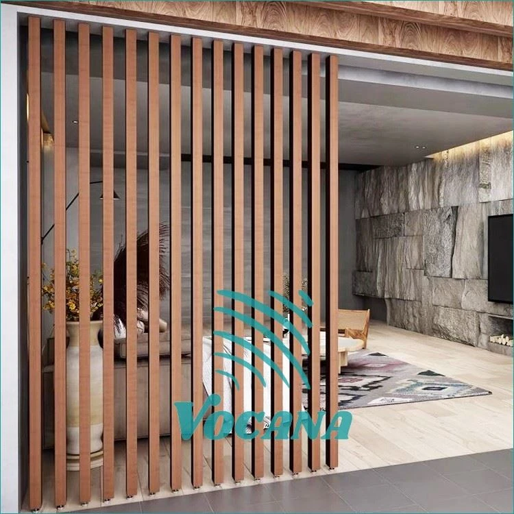 Weatherproof WPC Partition Tube Cladding for Outdoor Pavilion & Facade Projects